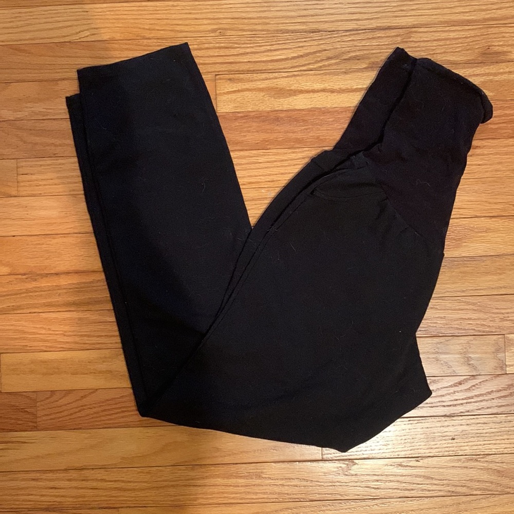 Black maternity pants